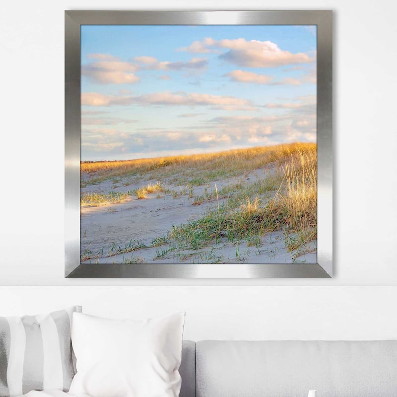 "Grassy Dunes Panorama" by Brooke T. Ryan I Print on Acrylic