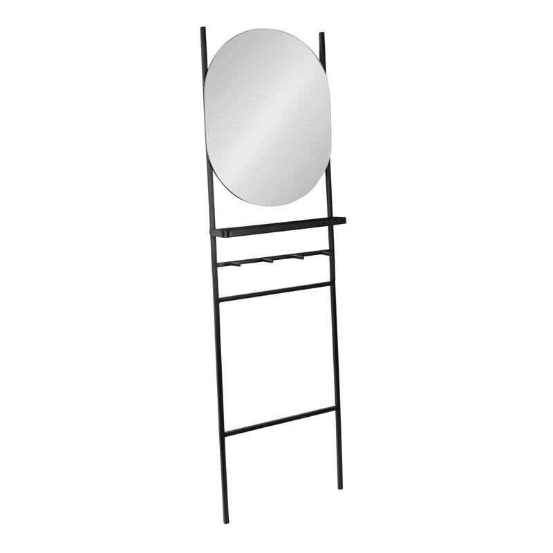 Kate and Laurel Noka Mirror Leaning Ladder