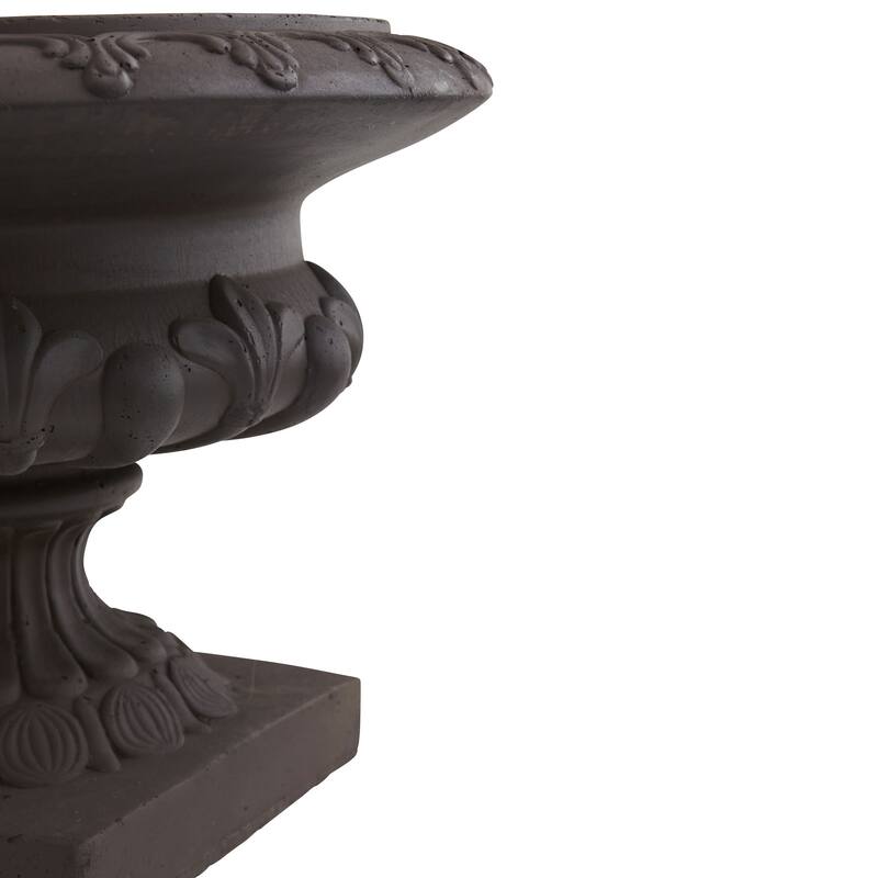 17.25" Iron finish Decorative Outdoor Urn