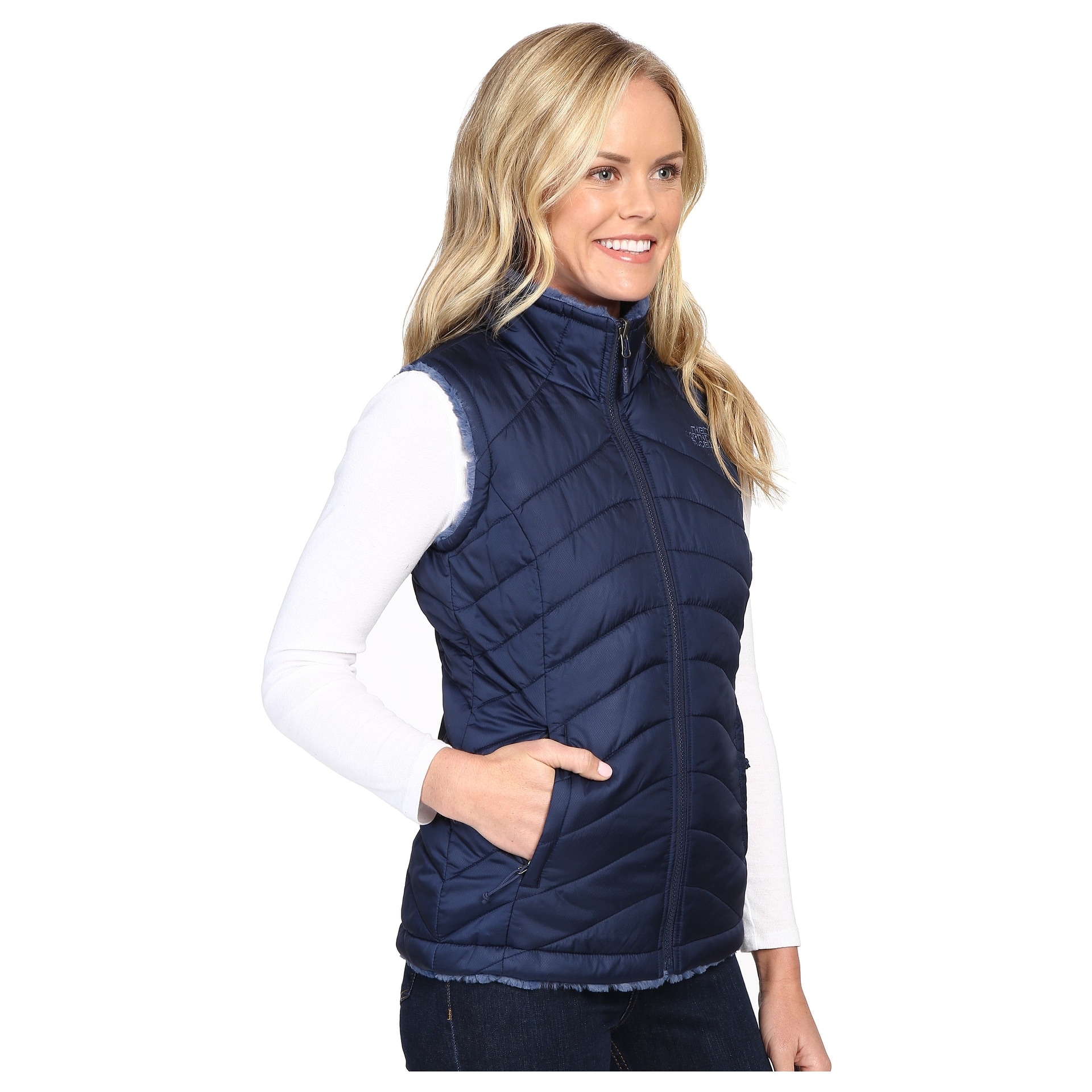 the north face mossbud swirl reversible vest