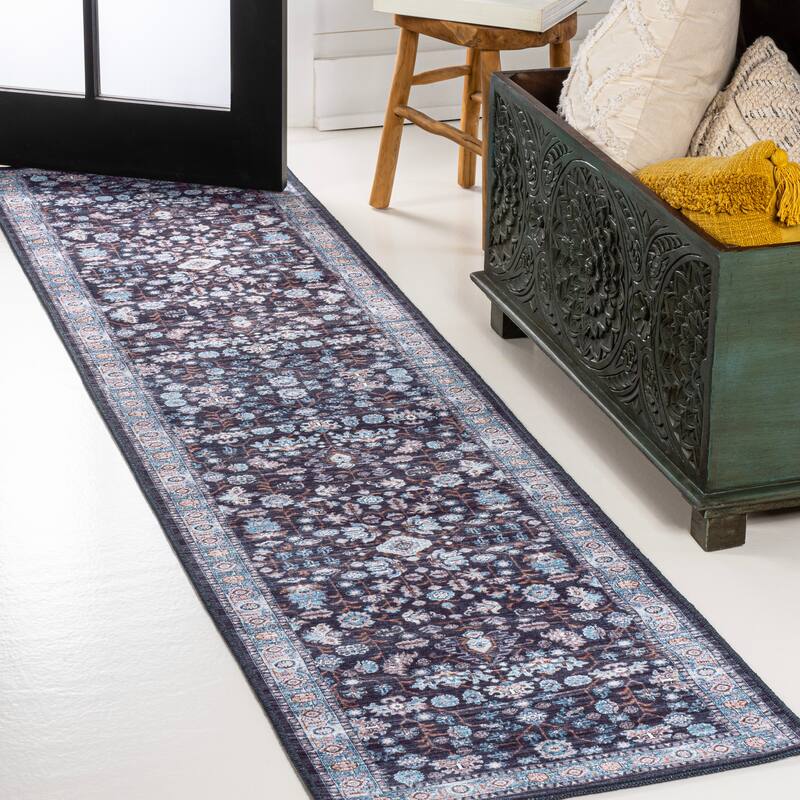 JONATHAN Y Cirali All-Over Persian Machine Washable Area Rug