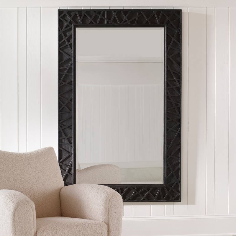 Uttermost 09803 Everest 45" W x 70" H Rectangular Framed Bathroom