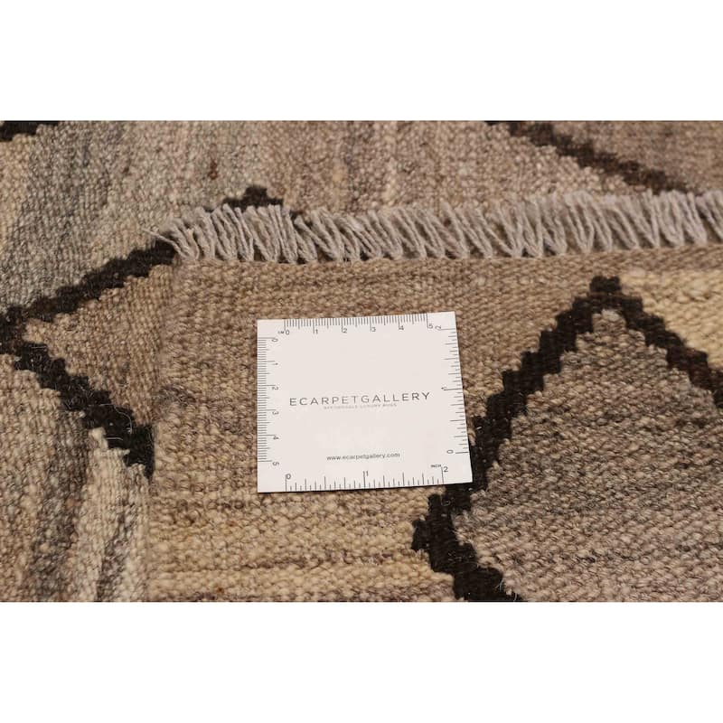 Sivas Taupe Kilim 5'3" x 5'3" - 5'3 x 5'3