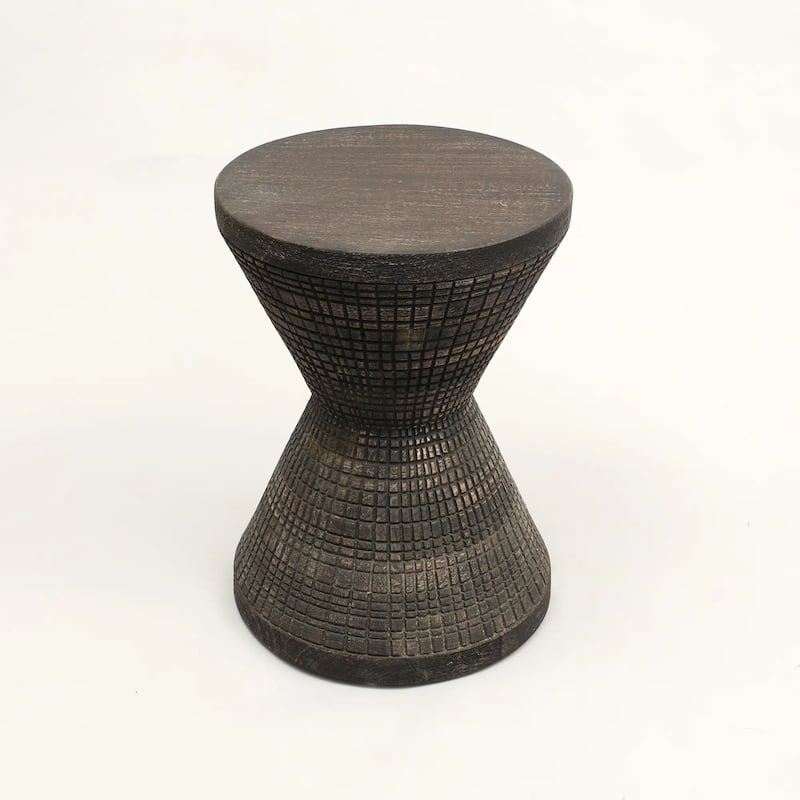 Decorative Wooden End Table-Side Table-16X16X22"
