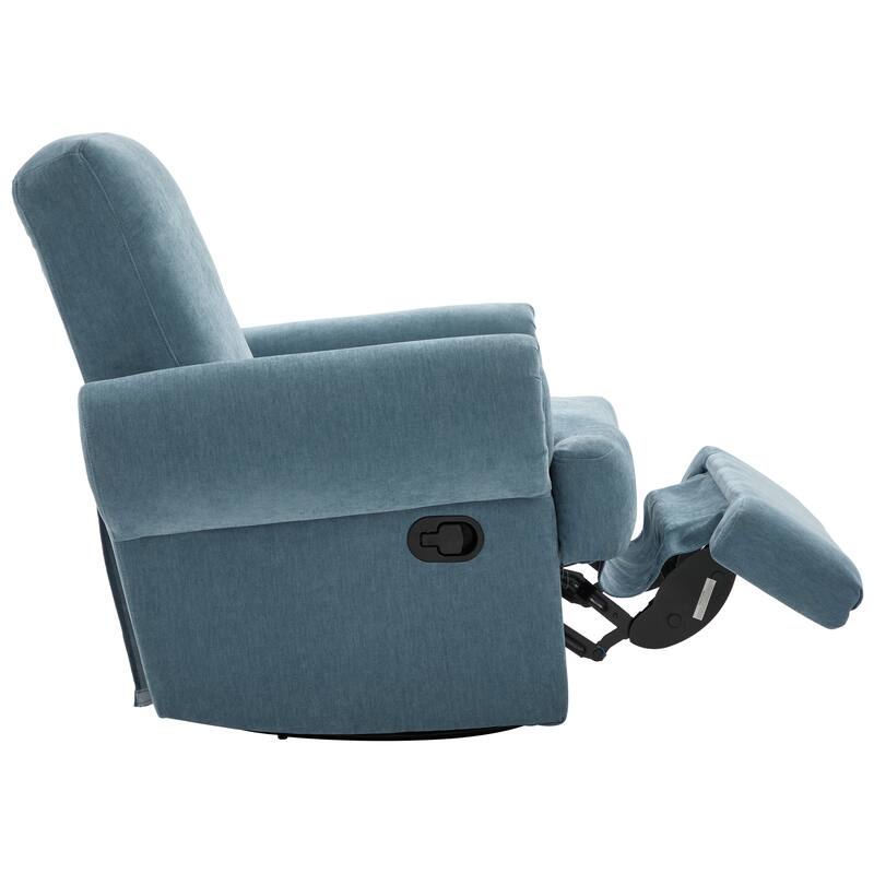 Christopher Knight Home - Thorne Chenille Swivel Recliner Rocker Chair with Adjustable Backrest
