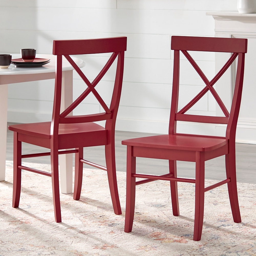 Red dining on sale chairs for sale