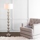 preview thumbnail 2 of 7, February 60.5" Glass/Metal LED Floor Lamp, Mercury Silver by JONATHAN Y - 60.5" H x 16" W x 16" D