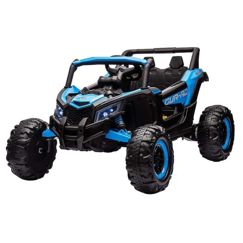 24V Ride On UTV Car, Battery Powered Electric Vehicles - Blue