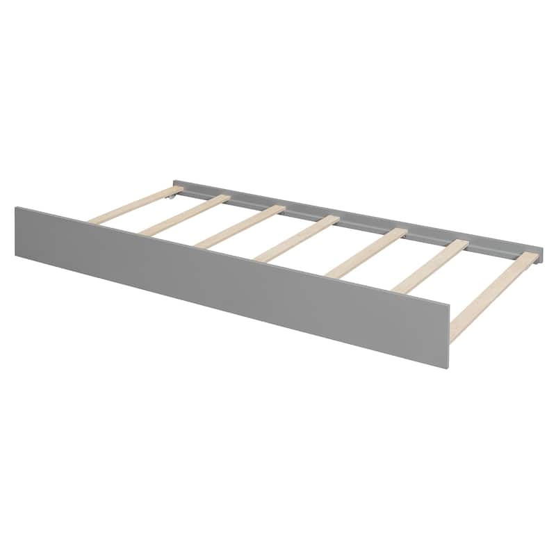 Twin Size Wooden House-Shaped Bed With Twin Size Trundle