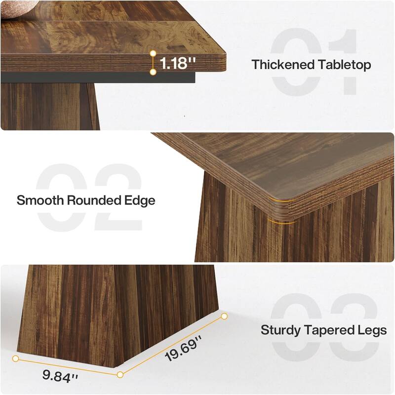 63" Modern Executive Desk