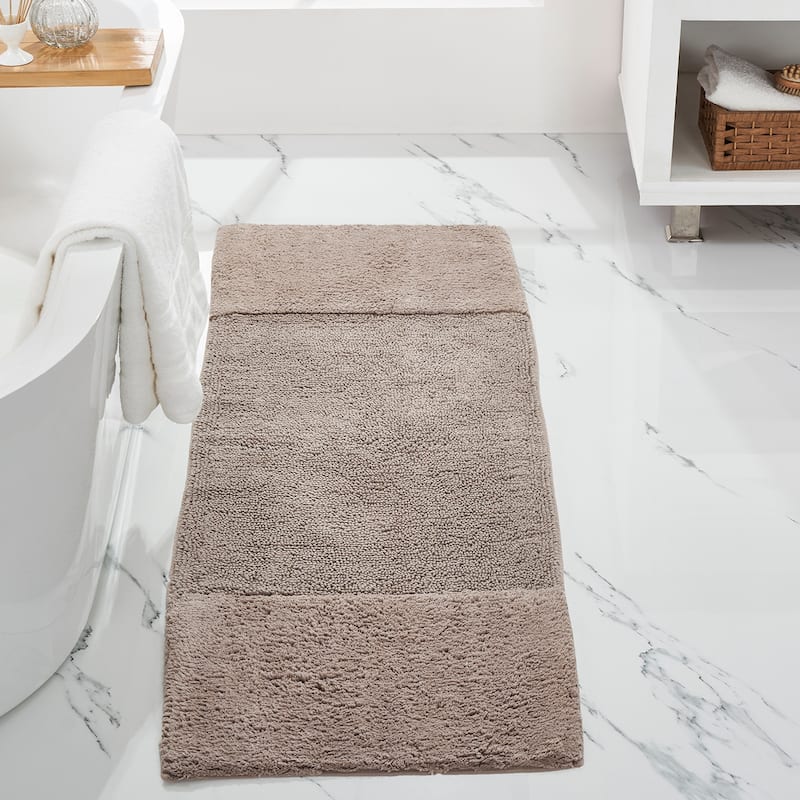 Better Trends Bath Rug 100% Cotton Water Absorbent Tufted Bathroom Rug Set for Shower, Sink Mats Machine Wash Granada Collection