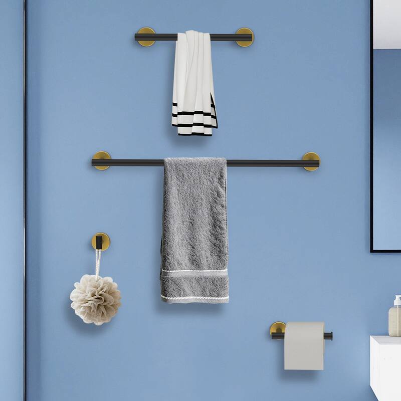 Topcraft Wall Mounted Stainless Steel Bathroom 5 Piece Hardware Set