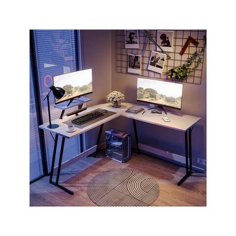 L-Shaped Gaming Desk Computer Corner Desk Office Writing Desk