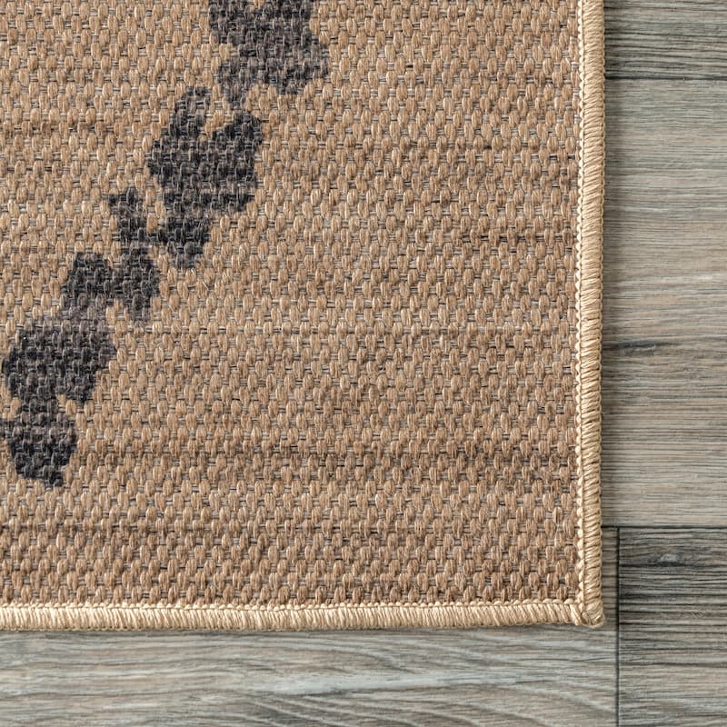 Nuloom Nita SuperiorWash Tribal Bands Easy-Jute Machine Washable Area Rug