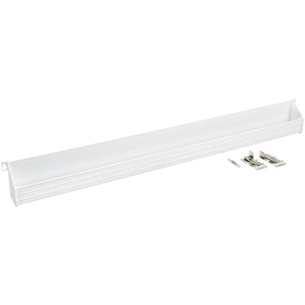 slide 2 of 4, Rev-A-Shelf 6551-36-52 Sink Classics 36"W Polymer Trim to Fit Slim Tip White