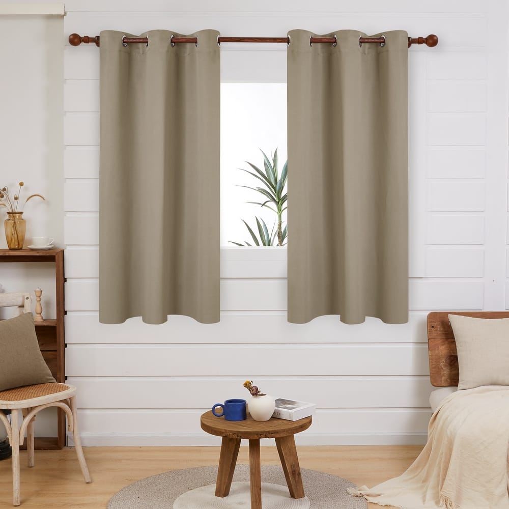 Deconovo Grommet 38 Width Curtain (2 Panel)
