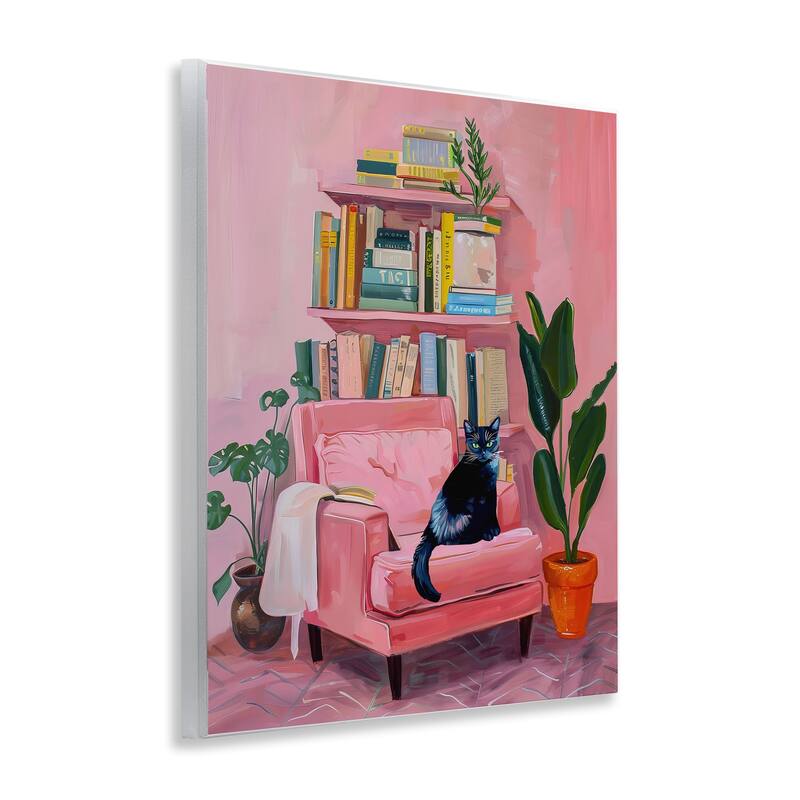Stupell Calm & Cozy Pink Interior Wall Plaque Art Design By Lil' Rue