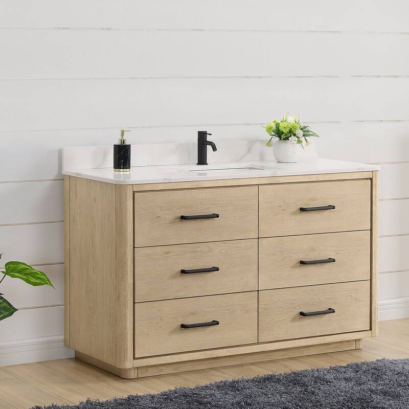 Miseno MV-NM-706555 Porto 54" Free Standing Single Basin Vanity Set