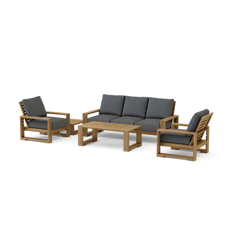 Capistrano 5-Piece Deep Seating Sofa Collection - Cast Charcoal