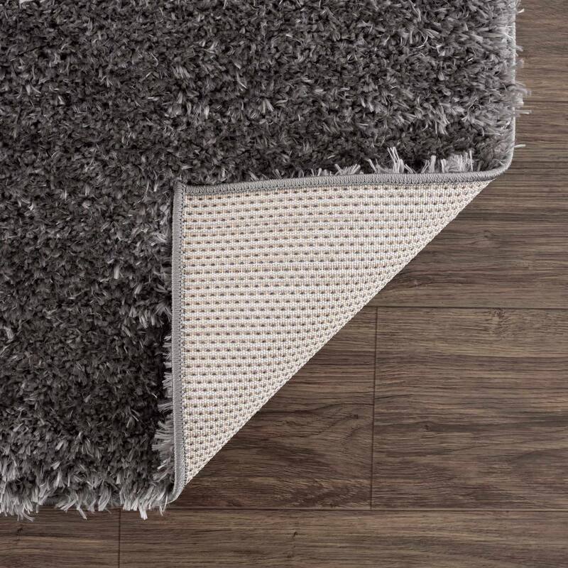 Faina Machine Washable Fluffy Carpet Solid Shag Plain Area Rug