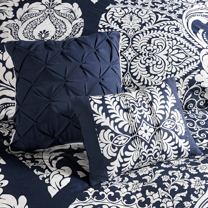 Madison Park Marcella 7 Piece Cotton Printed Comforter Set