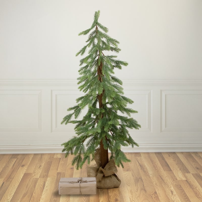 Downswept Pine Artificial Christmas Tree - 4' - 4 Foot