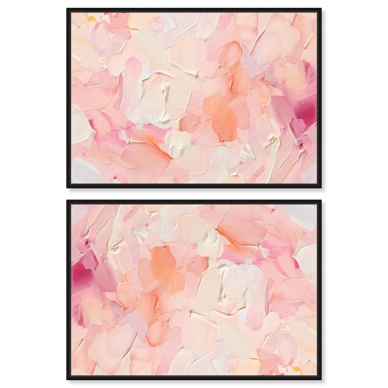 Bouquet Cheetah Canvas by Art Remedy - 30" x 20" - White