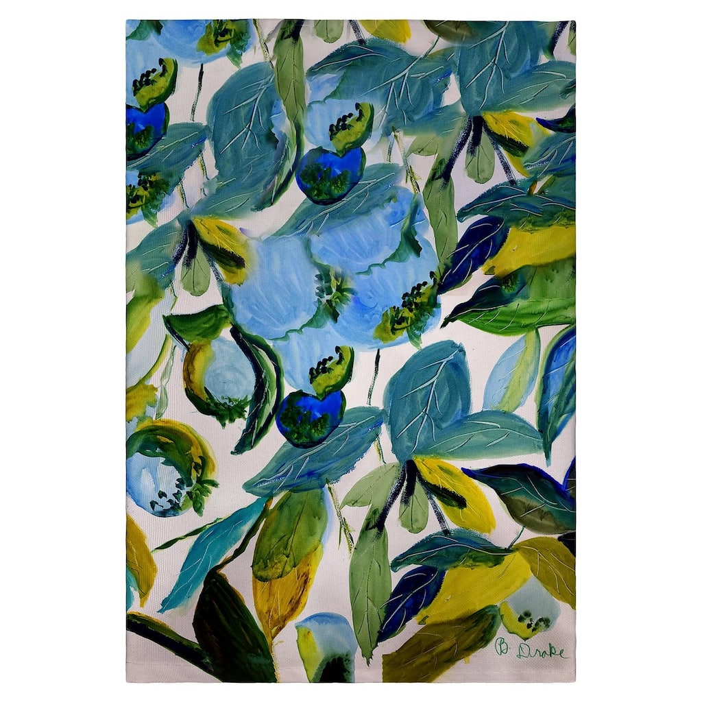 Betsy's Blueberries Guest Towel - 20x20