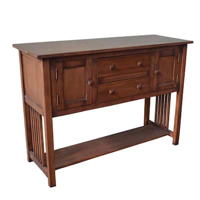 Mission 2 Door, 2 Drawer Console Table - 52"