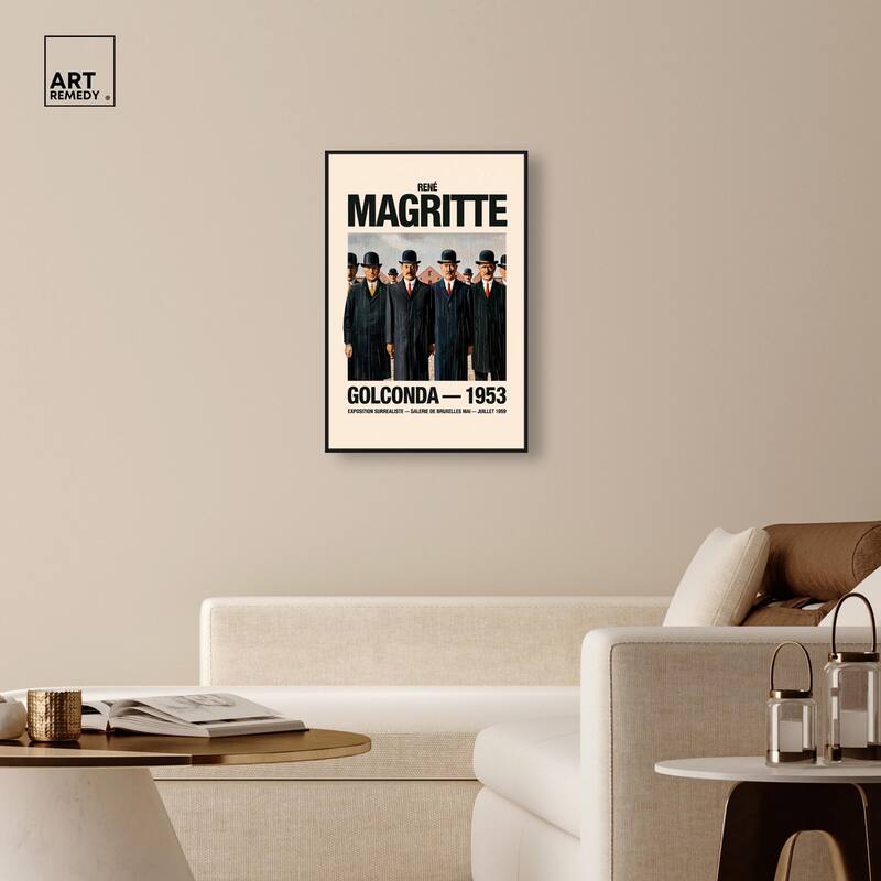 Falling Men of Golconda Canvas by Art Remedy