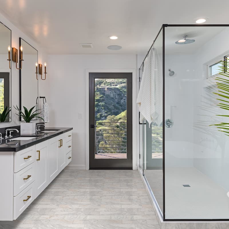 Ackland AKM-S-4X12TLH-CA 4" x 12" Marble Solid Floor and Wall Tile -