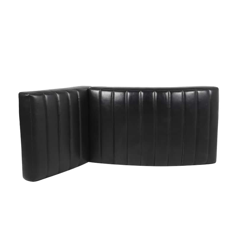 Stillmore Indoor Upholstered Channel Stitch Chaise Lounge by Christopher Knight Home