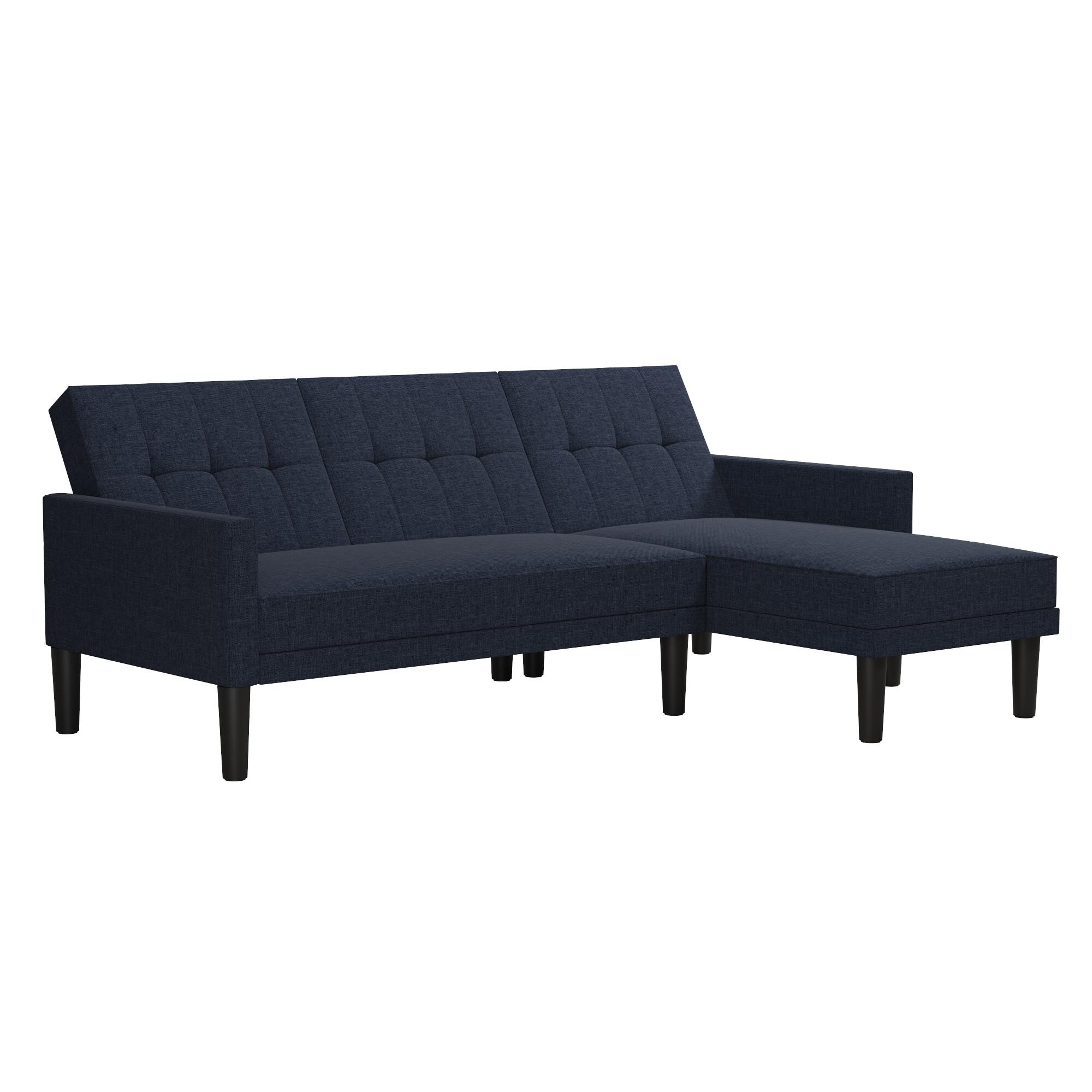 Shop Avenue Greene Helena Small Space Sectional Sofa Futon On
