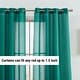 preview thumbnail 85 of 117, HLC.me 2 Piece Semi Sheer Voile Window Curtain Drapes Grommet Top Panels Bedroom, Living Room - Set of 2 panels