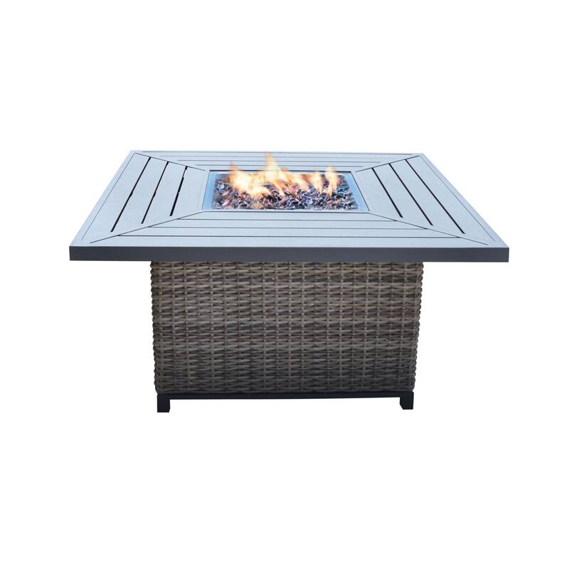 Abbyson Memphis Outdoor Fire Chat Table