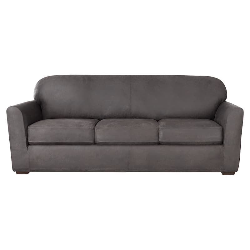 SureFit Ultimate Stretch Leather 4 Piece Sofa Slipcover