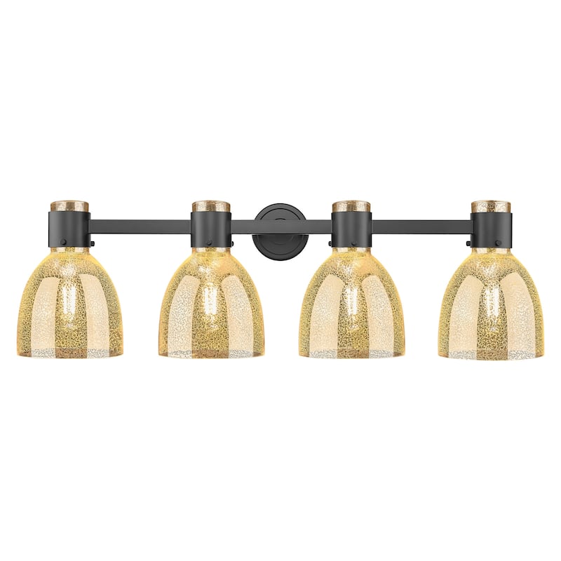 Innovations Lighting 464-4W-G464D-7ME Lawton Bell 4 Light 34" Wide - Matte Black