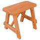 preview thumbnail 1 of 7, Pressure Treated Pine 2' Traditional Bench Cedar Stain
