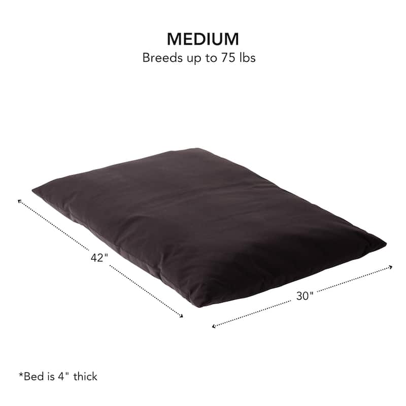 Charlie Corduroy Throw Dog Bed with Removable Cover