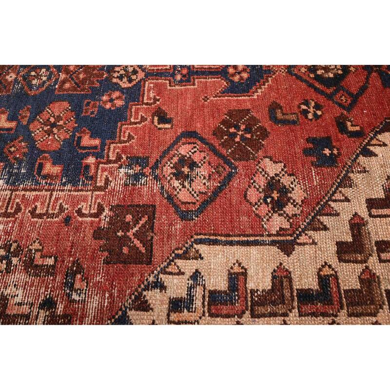 ECARPETGALLERY Hand-knotted Antalya Vintage Red Wool Rug - 4'5 x 6'2