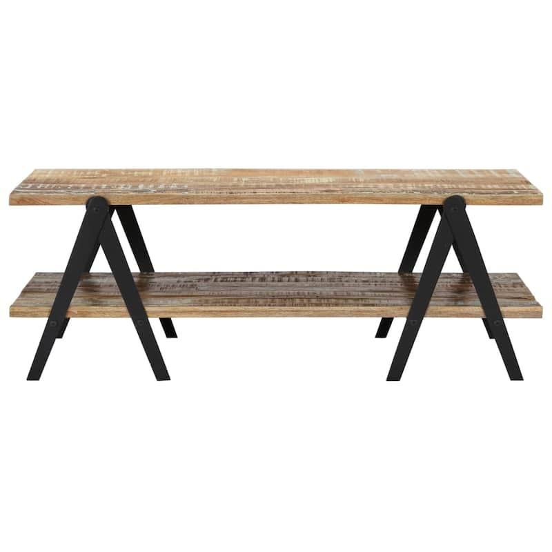 vidaXL Coffee Table 45.3"x23.6"x15.7" Solid Reclaimed Wood - 45.3" x 23.6" x 15.7"