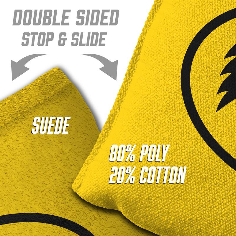 Iowa Hawkeyes NCAA Dual Sided Pro Stop & Slide Cornhole Bags