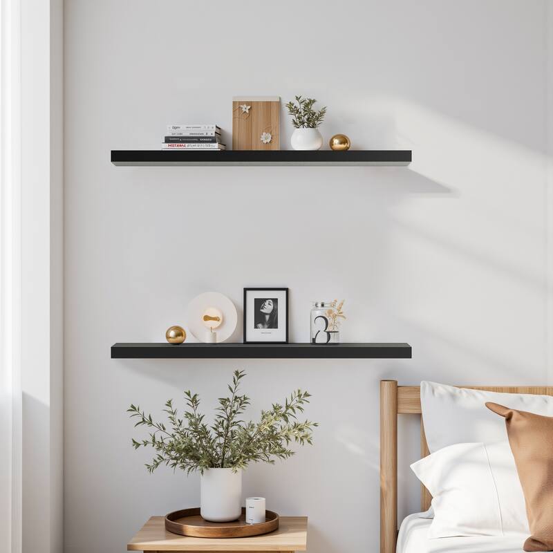Homy Casa Wall-Mounted Floating Shelf, Set Bathroom, Functional