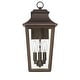 preview thumbnail 2 of 6, Hunter Spring Cove Outdoor Wall Light - Front Porch, Patio, Garage, Pergola - Traditional, Mission - Resists Corrosion!