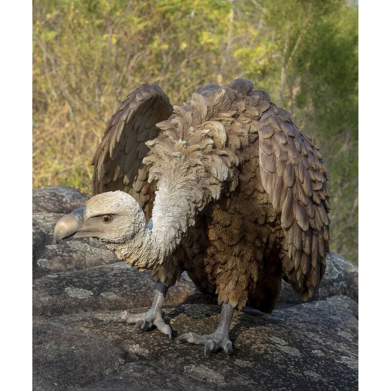 Bald Eagle Outdoor Garden Statue - 23.75"