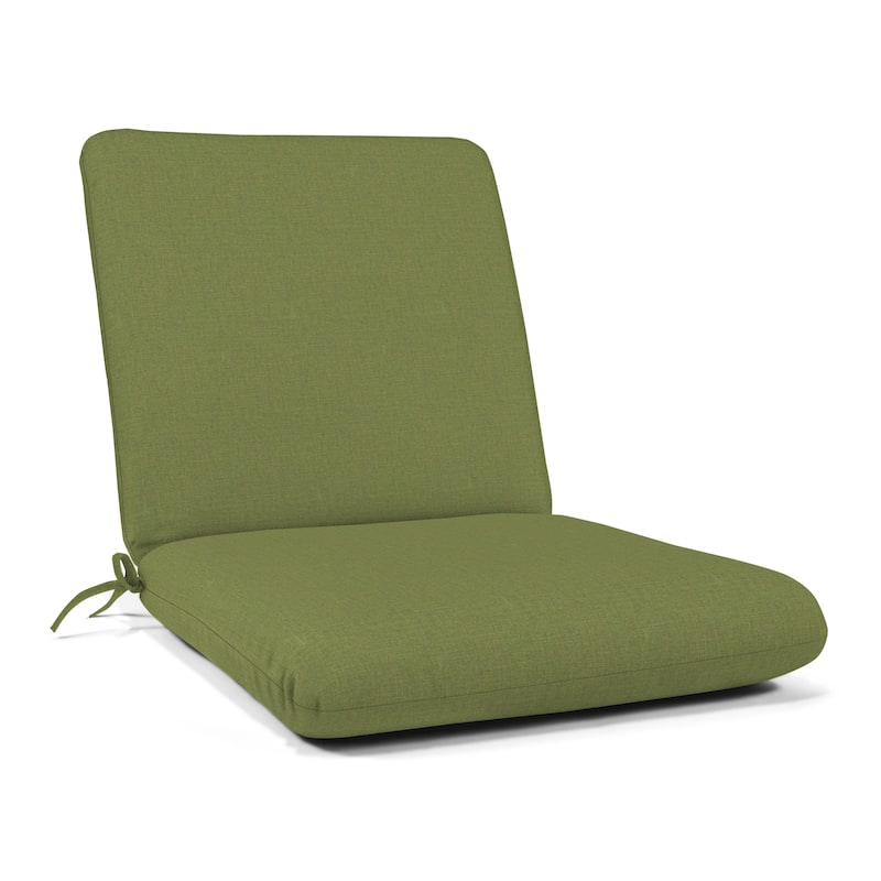 Sunbrella® Solid Fabric 1-Piece Indoor/Outdoor Club Chair Cushion, 22"W x 44"L