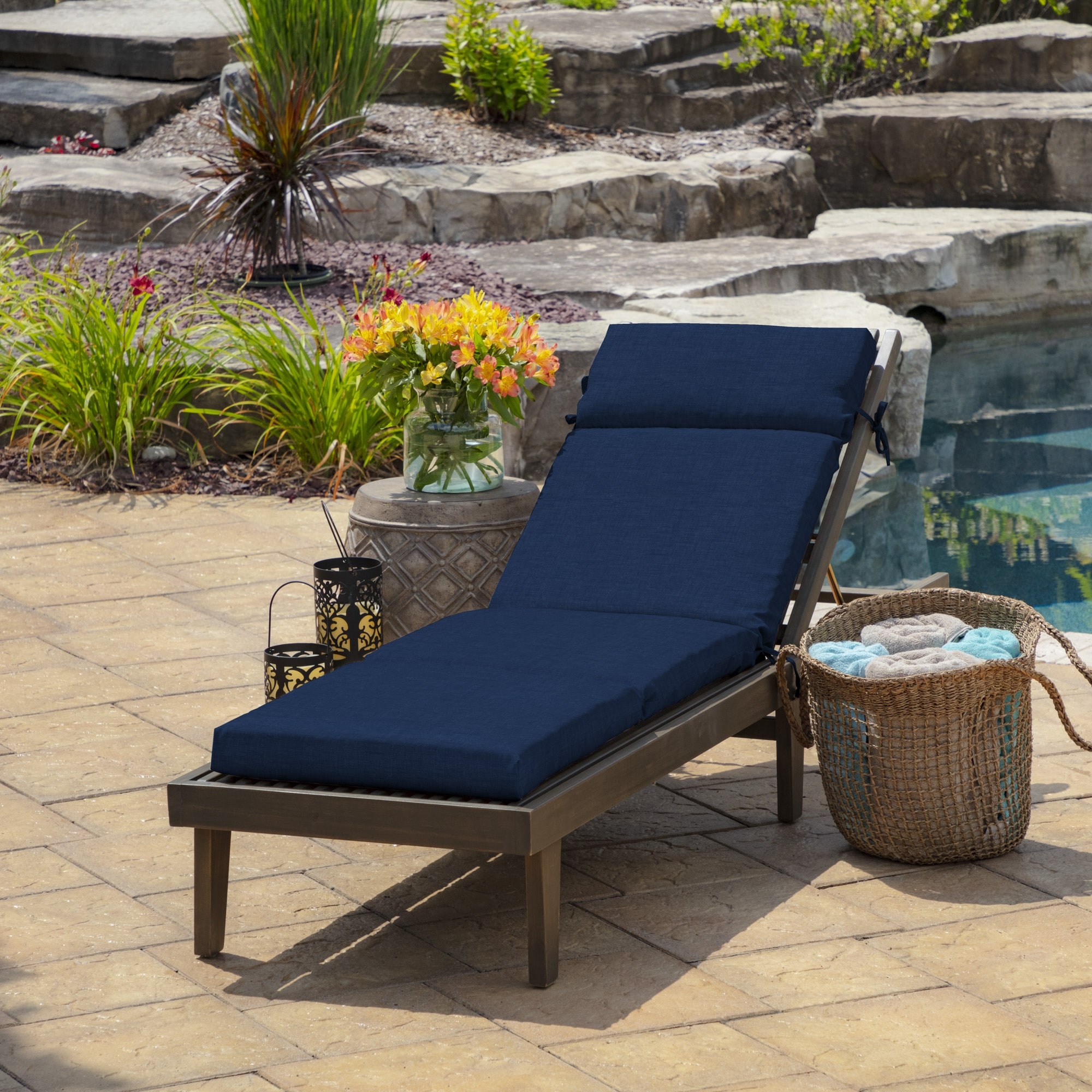 77 inch chaise lounge cushions sales