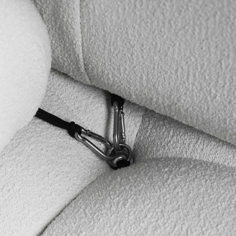 Modern Loveseat Couch Teddy Sectional Sofa