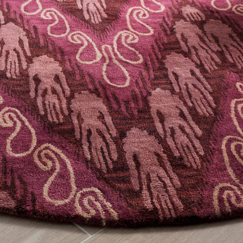 SAFAVIEH Handmade Ikat Ansley Modern Wool Rug