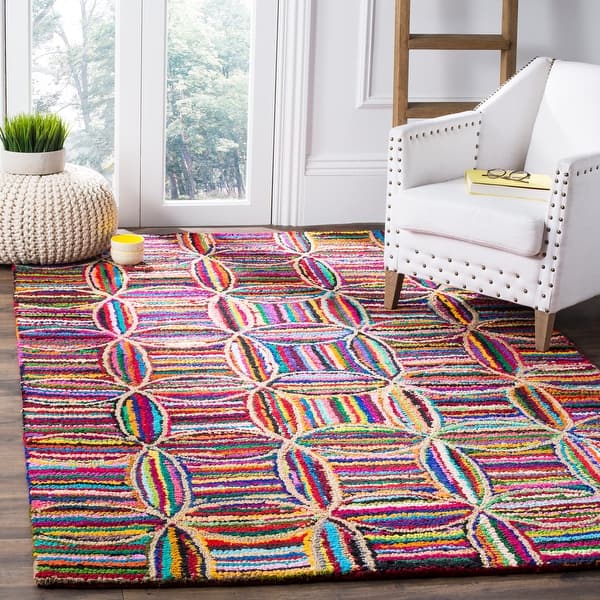 slide 2 of 16, SAFAVIEH Handmade Nantucket Balda Contemporary Cotton Rug